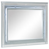 Gunnison Bedroom Set Silver Metallic