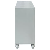 Gunnison 6-drawer Dresser Silver Metallic