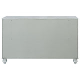 Gunnison 6-drawer Dresser Silver Metallic