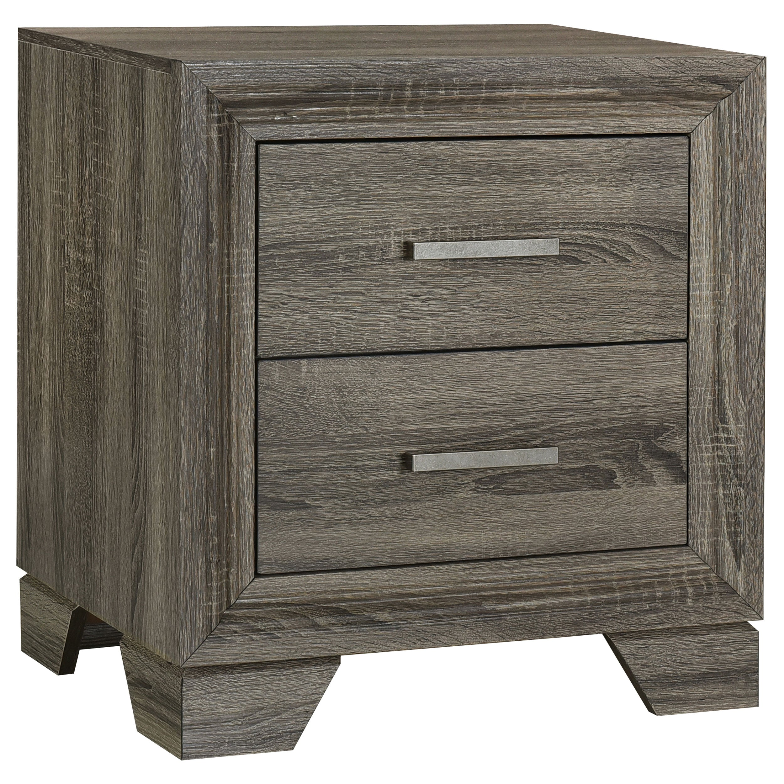 Wright Bedroom Set Brown Oak