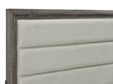 Wright 52-inch Upholstered Bed Brown Oak