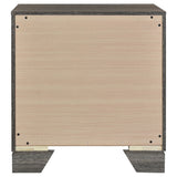 Wright 2-drawer Nightstand Bedside Table Brown Oak