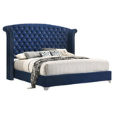 Melody Upholstered Wingback Bed