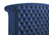 Melody Upholstered Wingback Bed