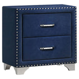 Melody Upholstered 2-drawer Nightstand
