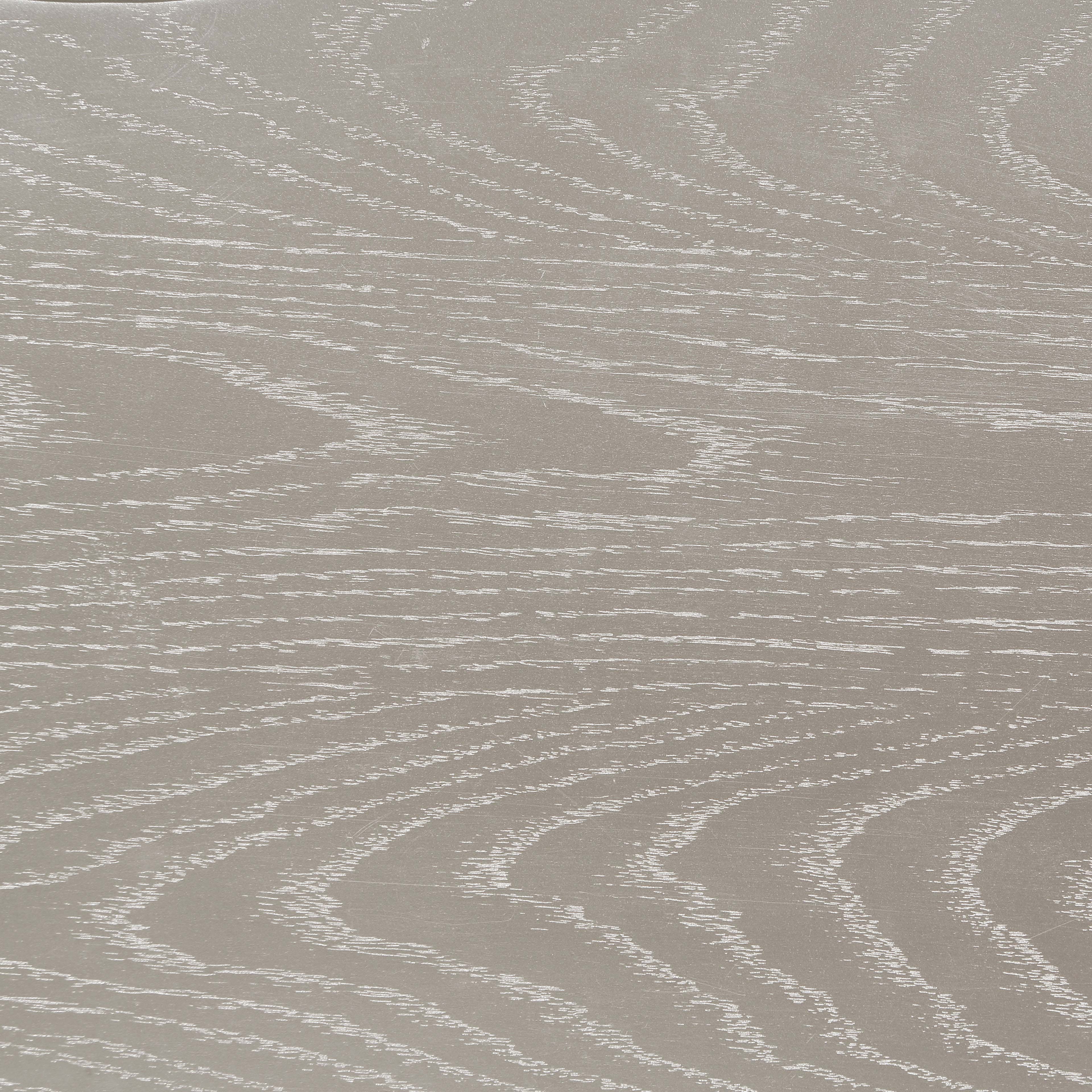 Evangeline Wood LED Panel Bed Silver Oak