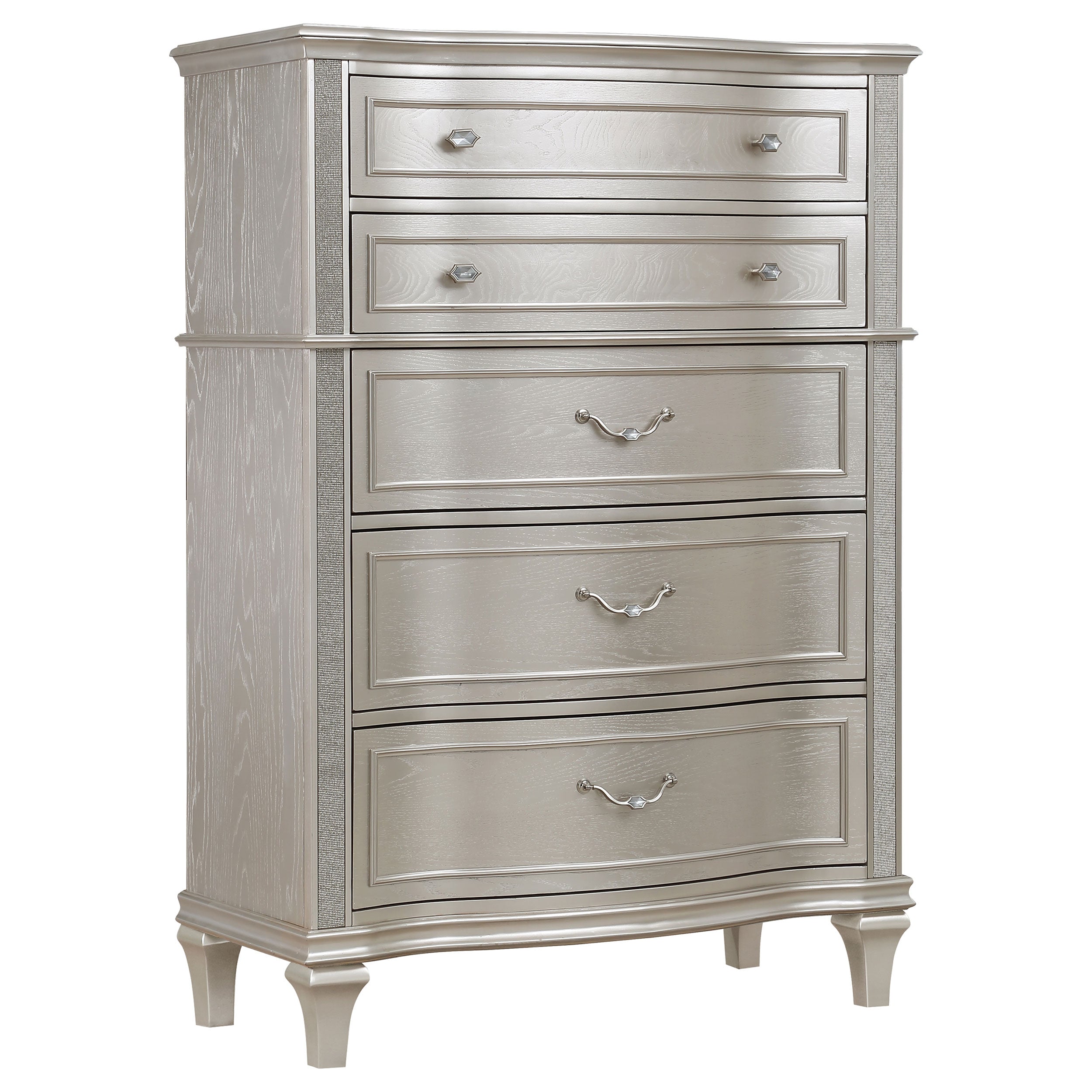 Evangeline Bedroom Set Silver Oak