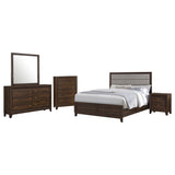 Welsley Bedroom Set Walnut