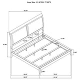 Bexhill 56-inch Upholstered Panel Bed