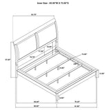 Bexhill 56-inch Upholstered Panel Bed