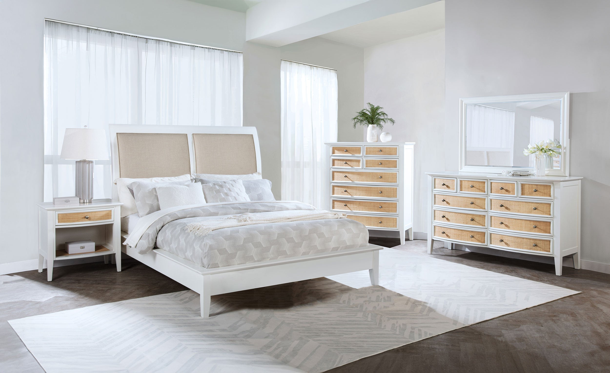 Bexhill 56-inch Upholstered Panel Bed