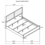 Cavelle 51-inch Upholstered Bed