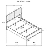 Cavelle 51-inch Upholstered Bed