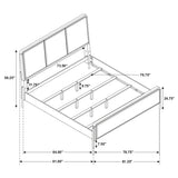 Arini Upholstered Panel Bed