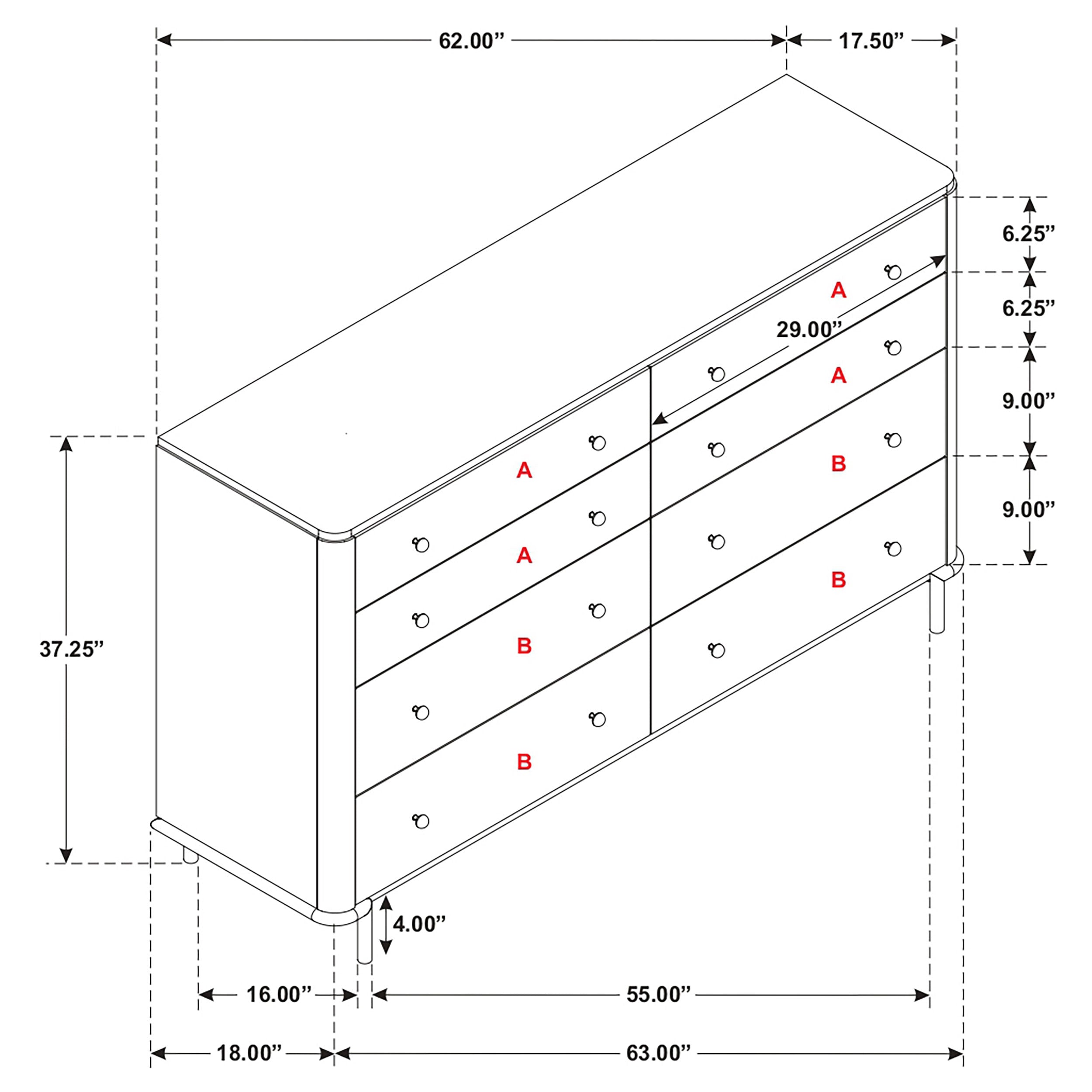Arini 8-drawer Dresser