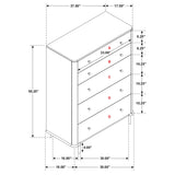 Arini 5-drawer Bedroom Chest