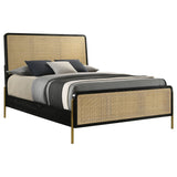 Arini Rattan Panel Bed