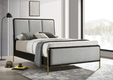 Arini Upholstered Panel Bed
