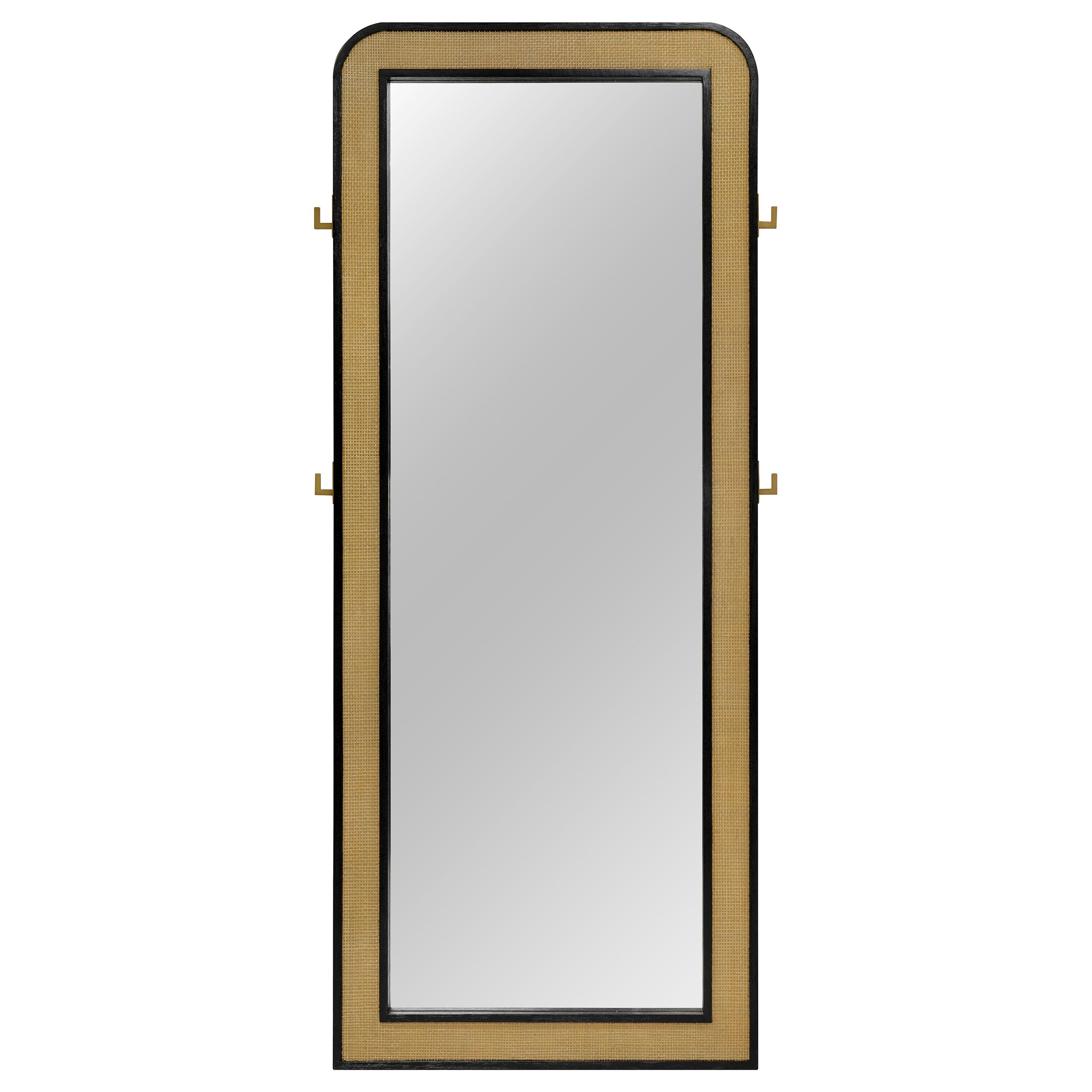Arini Cane Weave Full Length Standing Floor Mirror