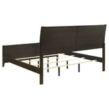 Wilkes 51-inch Upholstered Bed Dark Cocoa