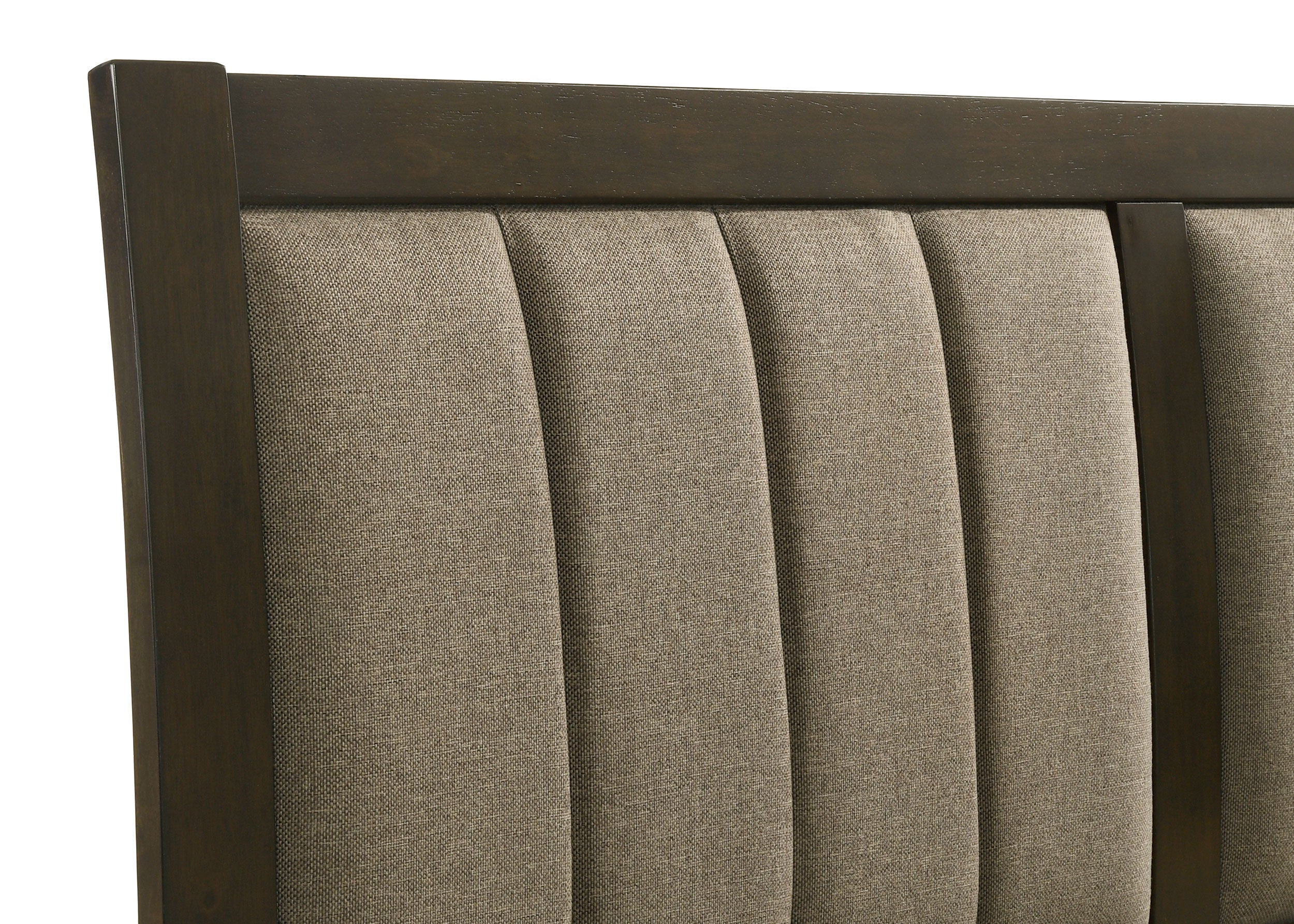 Wilkes 51-inch Upholstered Bed Dark Cocoa