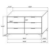 Kendall 6-drawer Dresser