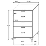 Kendall 5-drawer Bedroom Chest