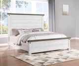 Lilith Wood Panel Bed Distressed