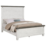 Lilith Wood Panel Bed Distressed