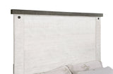 Lilith Wood Panel Bed Distressed