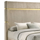 Lucia 61-inch Upholstered Wingback Bed