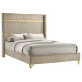 Lucia 61-inch Upholstered Wingback Bed