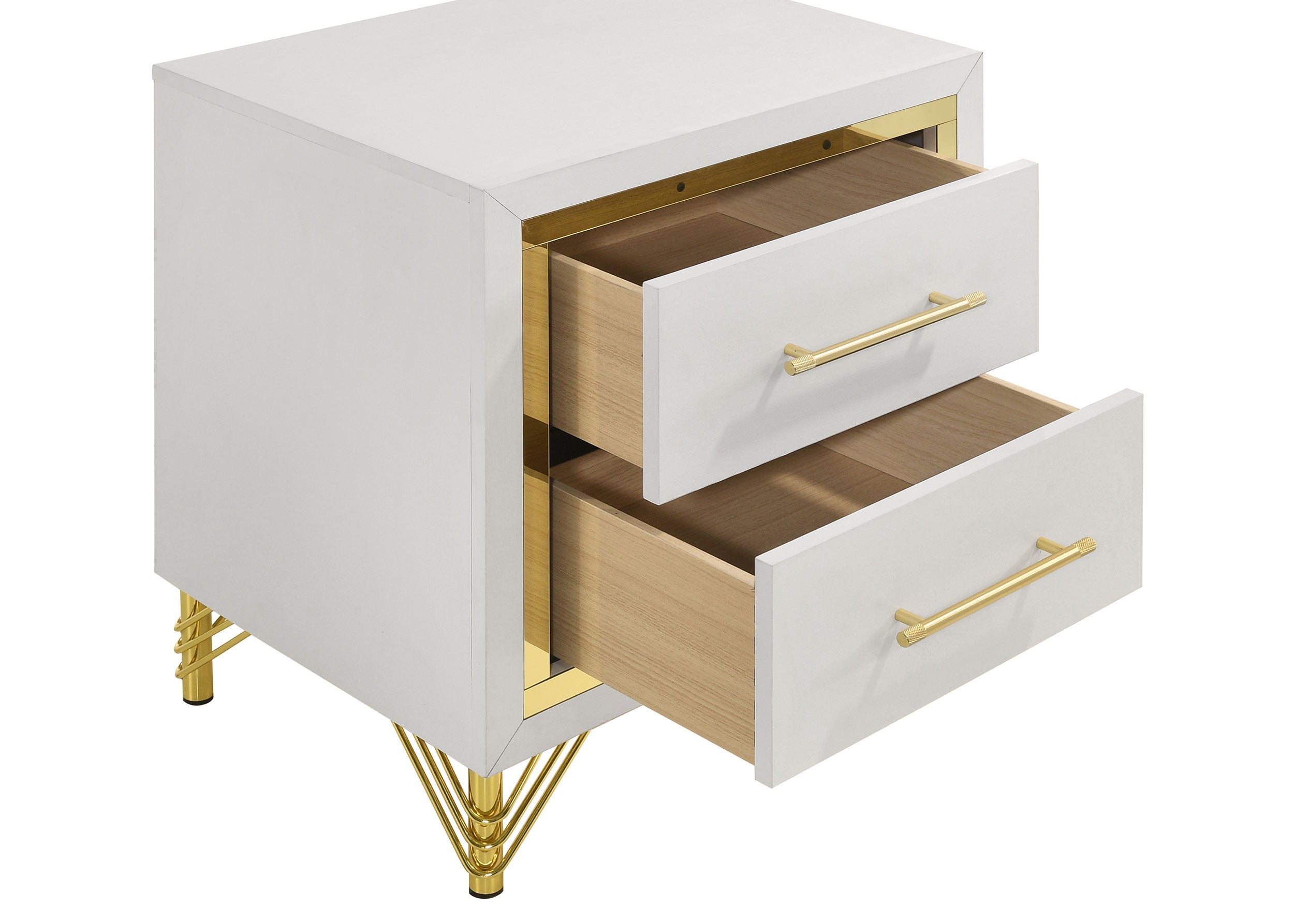 Lucia 2-drawer Nightstand Bedside Table