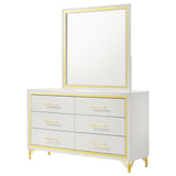 Lucia 6-drawer Dresser and Mirror