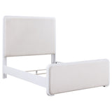 Anastasia Upholstered Panel Bed Pearl