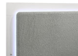 Caraway Wood LED Panel Bed