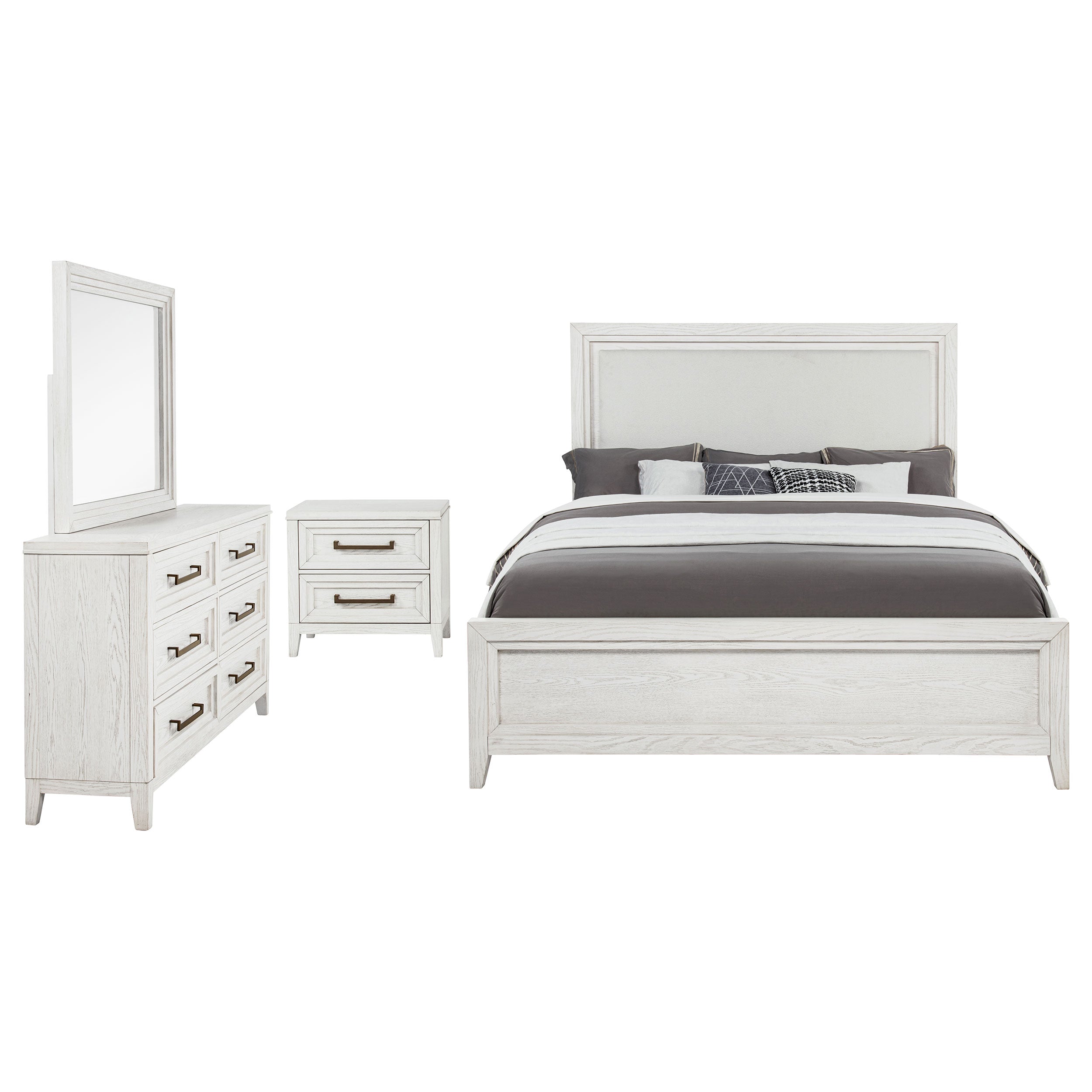 Marielle Bedroom Set Distressed