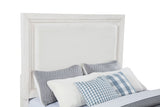 Marielle Upholstered Panel Bed Distressed