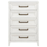Marielle 5-drawer Bedroom Chest Distressed White