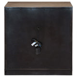 Kenora 1-drawer Nightstand Bedside Table Barley Brown