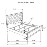 Sonora Upholstered Panel Bed