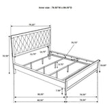 Sonora Upholstered Panel Bed
