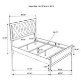 Sonora Upholstered Panel Bed