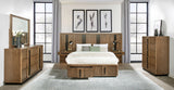 Terrace 2-drawer Storage Bed Ash Brown