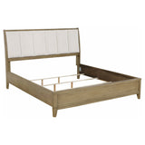 Granada Upholstered Panel Bed Natural Pine