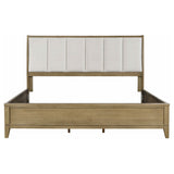 Granada Upholstered Panel Bed Natural Pine