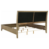 Granada Upholstered Panel Bed Natural Pine