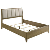 Granada Upholstered Panel Bed Natural Pine