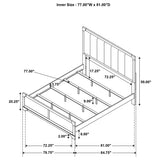 Gran Park 59-inch Panel Bed Dark Cocoa