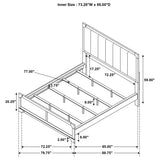Gran Park 59-inch Panel Bed Dark Cocoa